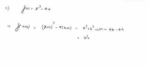 given-fx-x-4x-a-find-f-x-h-and-simplify-flxtb-flx-b-find-and-simplify-17327