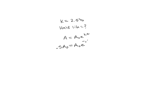 the-decay-rate-k-for-a-particular-radioactive-element-is-25-where-time-is-measured-in-years-find-the-half-iife-of-the-element-the-half-life-is-years_-round-to-one-decimal-place-as-needed-72942