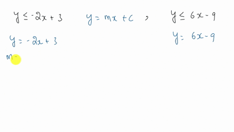 solve-the-system-of-two-linear-inequalities-graphically-y-2x-3-y6x-9-graph-the-solution-set-of-the-second-linear-inequality-select-the-region-you-wish-to-be-shaded