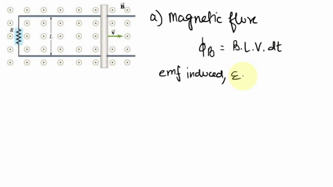 the-figure-below-shows-a-zero-resistance-rod-sliding-to-the-right-on-two-zero-resistance-rails-separated-by-the-distance-l0450-m-the-rails-are-connected-by-a-12-ohm-resistor-and-the-entire-s-72037