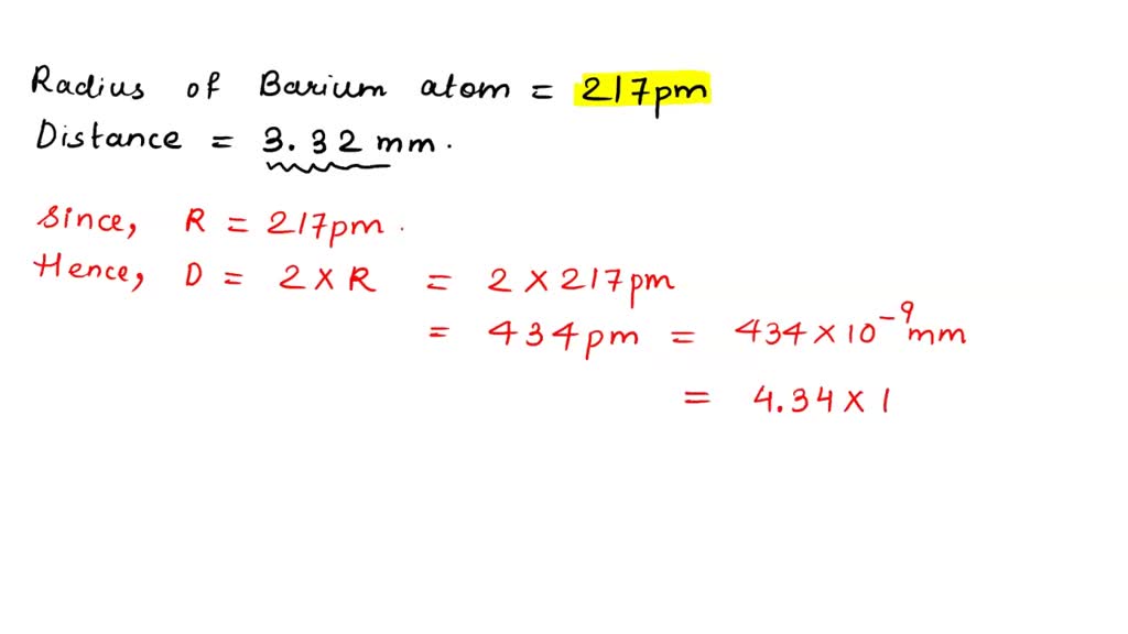 SOLVED The Radius Of A Strontium Atom Is 215 Pm How Many Strontium solved-the-radius-of-a-strontium-atom-is-215-pm-how-many-strontium