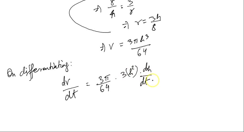 SOLVED: A paper cup has the same shape as a cone with a height of 8 cm ...