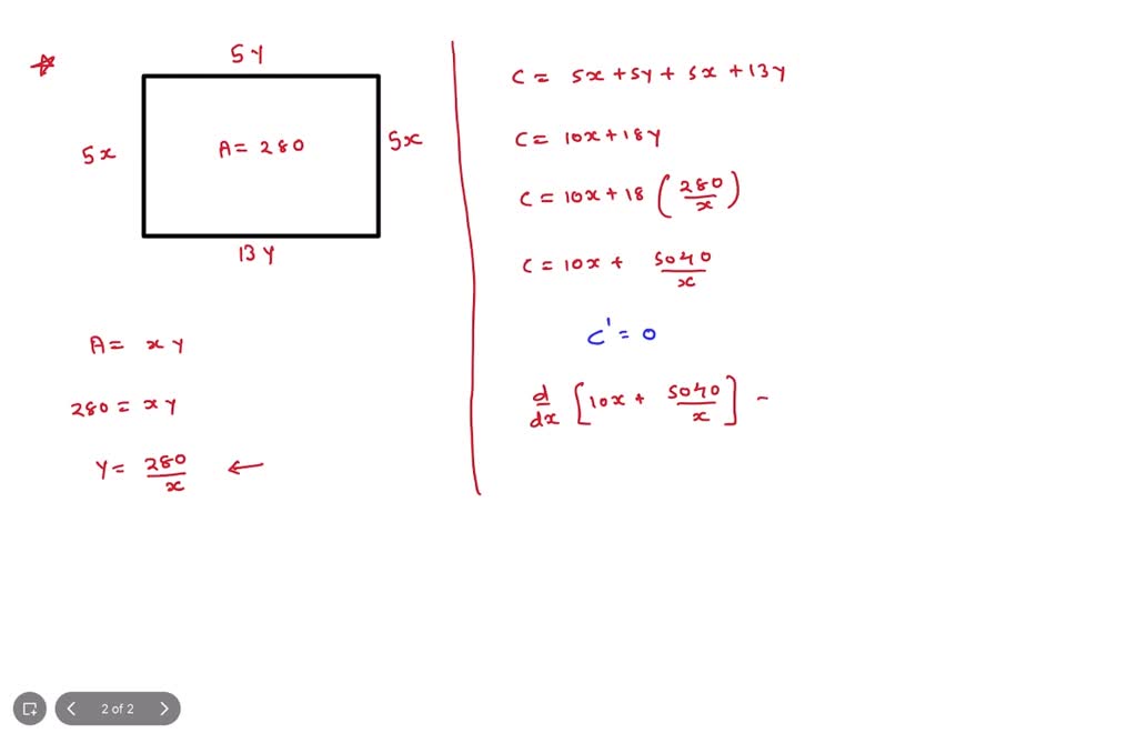 SOLVED (1 point) A fence is to be built to enclose a rectangular area