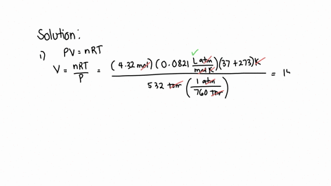 1-what-volume-is-occupied-by-432-mol-of-nitrogen-gas-n-under-a-pressure-of-532-torr-and-at-a-temperature-of-37c-2-a-sample-of-gas-has-a-volume-of-807-l-at-27c-and-at-a-pressure-of-0956-atm-w-43926