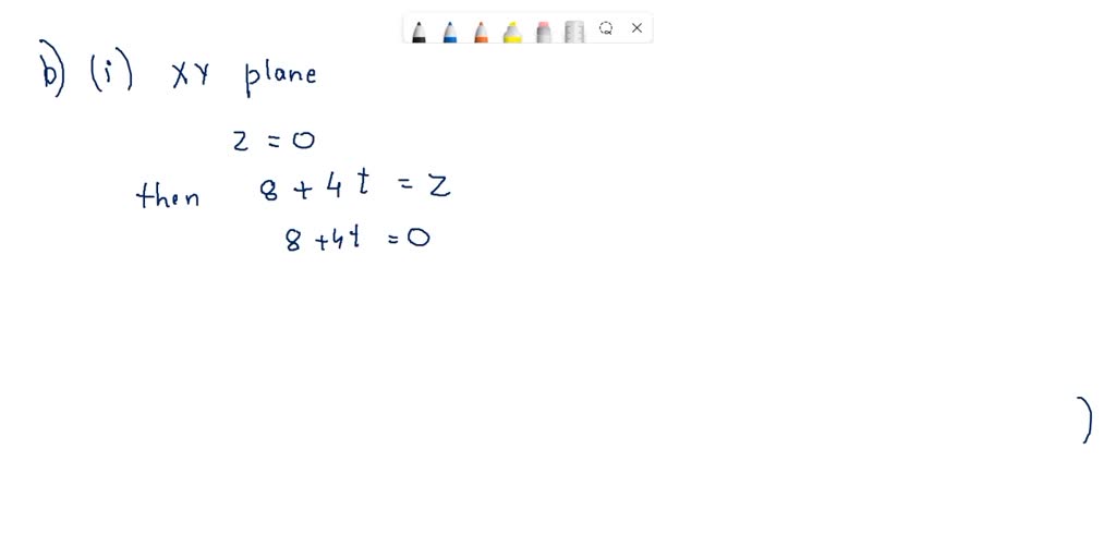 Solved: Find Parametric Equations For The Line Through (5, 5, 8) That 