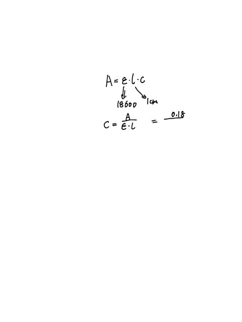 a-solution-of-a-dye-absorbs-light-of-wavelength-480-nm-and-for-this-absorption-the-extinction-coefficient-is-18600-dm3-mol-1-cm-1_-a-sample-of-the-dye-of-unknown-concentration-is-placed-in-a-72527