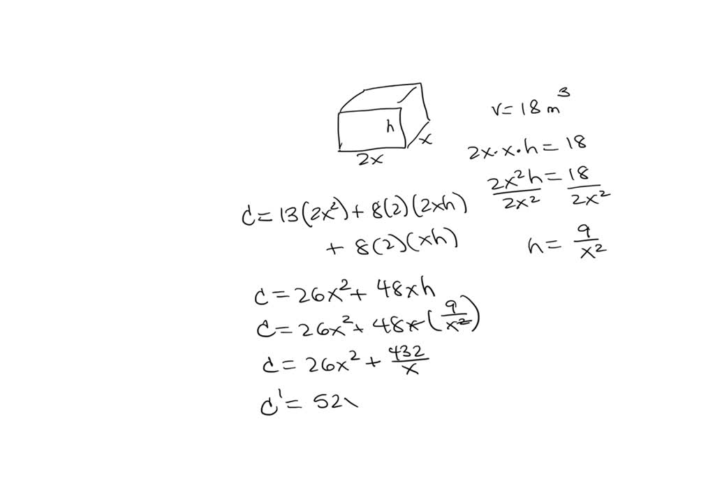 SOLVED A rectangular storage container with an open top is to have a