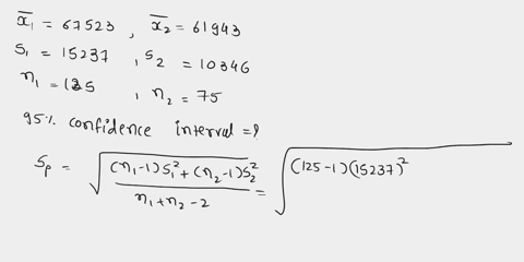based-on-a-random-sample-of-125-males-from-a-population-of-employees-you-observe-a-sample-mean-salary-of-67523-and-a-sample-standard-deviation-of-15237-based-on-a-random-sample-of-75-females-71353