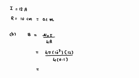 c29p6-the-wire-shown-in-the-figure-carries-current-of-12-a-a-what-magnetic-field-b-is-produced-at-the-center-c-of-the-semicircle-by-each-straight-segment-of-length-25-cm-positive-out-of-page-62265