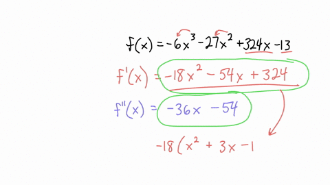 answer-the-following-questions-for-the-function-fx-6x-27x2-324x-13-alfind-forulas-for-fx-and-f-x-f-x-f-enter-fx-f-x-and-fx-into-your-grapher-to-examine-the-table-b-the-formula-for-the-first-76717