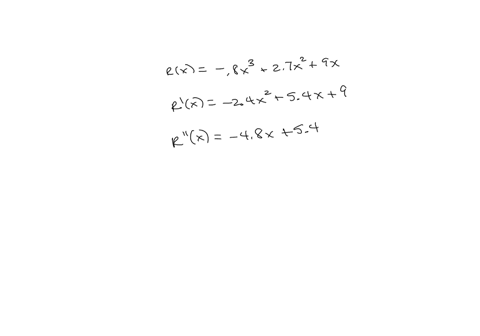 find-the-point-of-diminishing-returns-y-for-the-given-functions-where-rx-represents-revenue-in-thousands-of-dollars-and-x-repre-sents-the-amount-spent-on-advertising-in-thousands-of-dollars-2