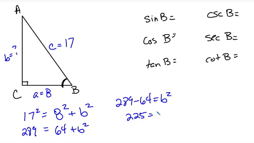 SOLVED: 'Suppose ABC Is A Right Triangle With Sides A, B, And C And ...