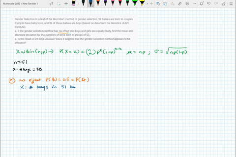 In a test of the XSORT method of gender selection, 574...