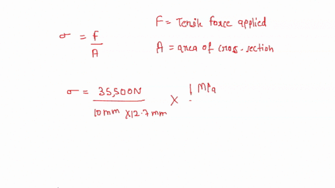 a-specimen-of-aluminum-having-a-rectangular-cross-section-10-mm-x-127-mm-is-pulled-in-tension-with-35500-n-8000-lbf-force-producing-only-elastic-deformation-calculate-the-resulting-strain-27297