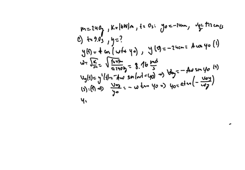 a240-g-block-hangs-from-spring-with-spring-constant-16-nm-att-0-the-block-is-24-cm-balw-the-equilibrium-point-and-moving-upward-with-speed-of-122-cm_-028-in-surmm-prevlous_anatuere-correct-p-61052