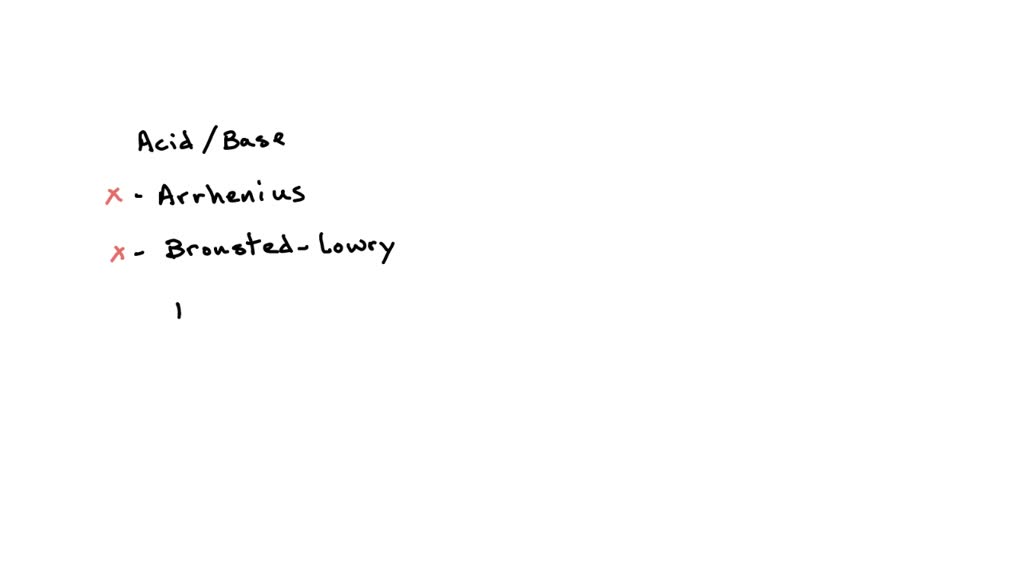 SOLVED What acidbase definition describes a compound that accepts an