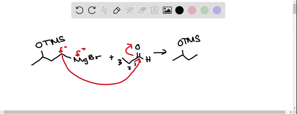 SOLVED: Draw the structure of the major product with the TMS group ...