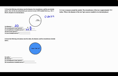 i-given-ttc-following-circle-please-state-thc-diamteter-the-circ-umference-und-the-area-include-units-also-ior-ihe-ana-and-penmklet-give-unswcr-cxact-and-rounded-fom-e-g-16r-5027-round-io-wo-33465