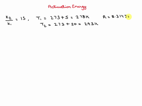 a-sample-of-milk-is-found-to-spoil-150-times-faster-at-20c-than-when-it-is-kept-at-5c-determine-the-activation-energy-of-the-spoiling-reaction-in-kjmol-1cpts-21915