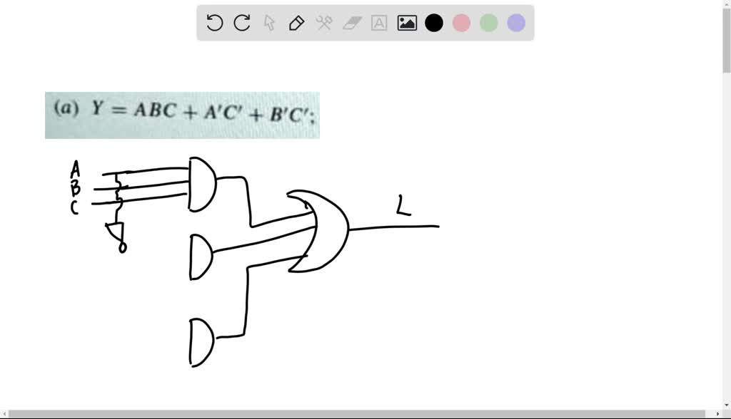 SOLVED: 2. Draw Logic Circuits (diagrams) To Implement The Following ...