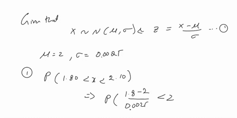 the-diameter-x-of-a-lead-bolt-produced-by-a-machine-has-normal-distribution-with-mean-is-2-inches-and-variance-is-00025-inches-a-what-is-the-probability-that-the-bolts-will-be-between-180-in-51256