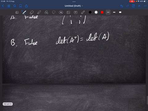 16-points-a-and-b-are-n-x-n-matrices-check-the-true-statements-below-a-the-determinant-of-a-is-the-product-of-the-diagonal-entries-in-a_-b-det-at-1-det-a-c-if-two-row-interchanges-are-made-i-72301