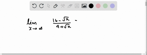 find-the-limit-if-the-limit-is-infinite-enter-or-as-appropriate-if-the-limit-does-not-otherwise-exist-enter-dne-lim-x-16-x-4-x