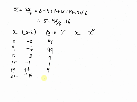 random-sample-of-e-peopi-who-wrent-on-diet-recorded-tncir-weight-loss-in-pounds-what-is-the-sample-mean-i-nuer-months-the-results-follows-4fill-in-the-blanks-_-the-table-below-help-solve-for-65555