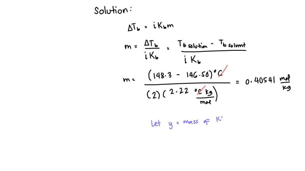 SOLVED: A certain liquid X has a normal boiling point of 146.50 C and a ...