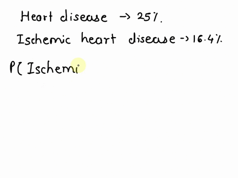 twenty-five-percent-of-all-deaths-all-ages-are-caused-by-diseases-of-the-heart-ischemic-heart-disease-accounts-for-164-of-all-deaths-and-heart-failure-for-23-choose-one-death-at-random-what-is-the-pro