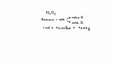 find-the-molecular-formula-of-a-compound-that-contains-3045-nitrogen-and-6955-oxygen-the-molar-mass-of-the-compound-is-9202-gmol-72643