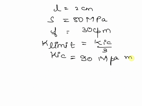 a-2-cm-long-through-thickness-crack-is-discovered-in-a-steel-plate-if-the-plate-experiences-a-stress-of-50-mpa-that-is-repeated-at-a-frequency-of-30-cpm-how-long-would-it-take-to-grow-a-crac-28386
