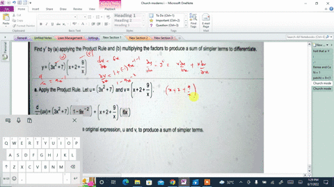 find-y-by-a-applying-the-product-rule-and-b-multiplying-the-factors-to-produce-a-sum-of-simpler-terms-t0-differentiate-y-3x7-2-apply-the-product-rule_-let-u-3x27-ad-v-x2-uv-322-dx-1-9x-x2-6x-47609