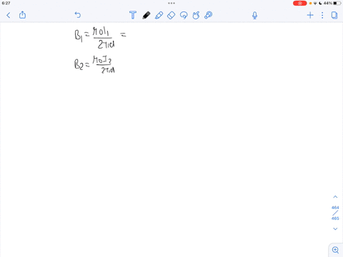 two-long-parallel-wires-separated-by-the-hypotenuse-of-a-right-triangle-with-equal-sides-isoscelesd-as-shown-in-the-figure-belowif-each-carry-a-current-i-with-the-directions-shown-using-ampe-20481