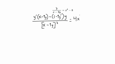 use-implicit-differentiation-to-find-the-slope-of-the-tangent-line-to-the-curve-y-x-8-x-9y-at-the-point-1-62-slope-10689