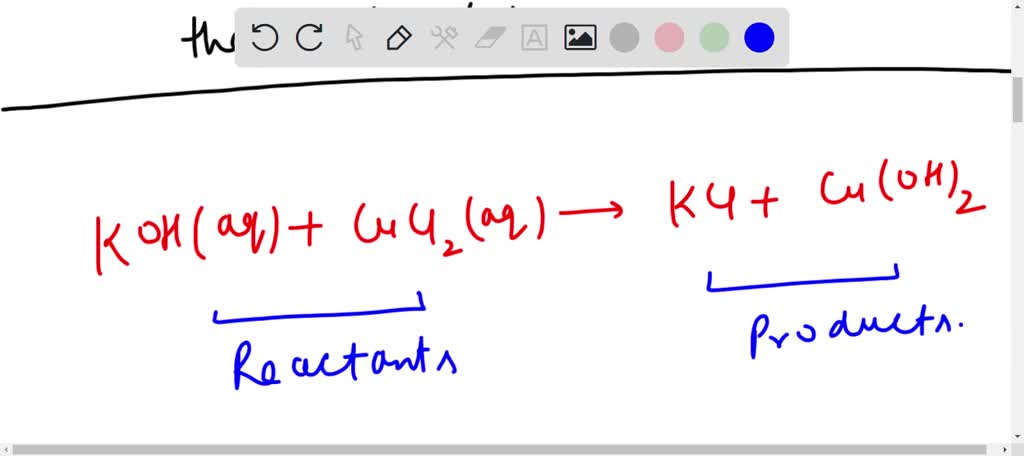 Solved: Write The Chemical Equation For The Following Double 