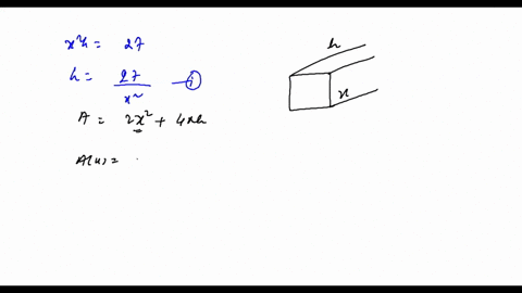 show-that-the-rectangular-box-including-the-top-and-bottom-with-the-fixed-volume-v27m3-and-the-smallest-possible-surface-area-is-a-cube-31085