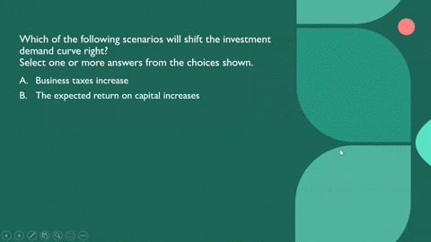 which-of-the-following-scenarios-will-shift-the-investment-demand-curve-right-l-o-304-select-one-or-49468