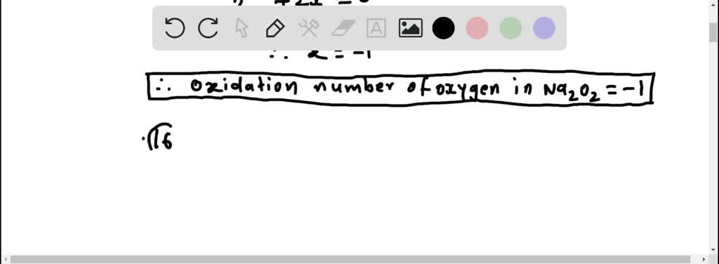 the oxidation number of each oxygen in superoxide is