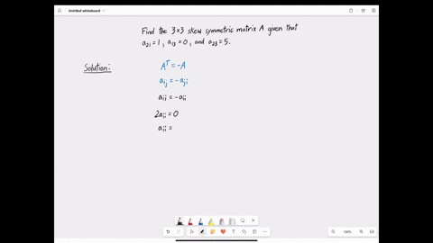 1-point-enter-a-3-times-3-skew-symmetric-matrix-a-that-has-entries-a_211-a_130-and-a_235-aleftbeginarraylll-square-square-square-square-square-endarrayright-preview-my-answers-submit-answers-you-have