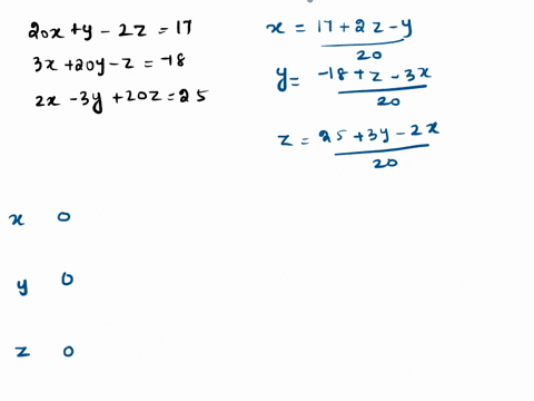 apply-the-gauss-jacobi-method-to-solve-the-system-20x-y-2z-17-3x-20y-z-18-2x-3y-20z-25-with-000-as-initial-guess-what-is-the-value-of-y-in-the-fourth-iteration-correct-up-to-6-decimal-places-46644