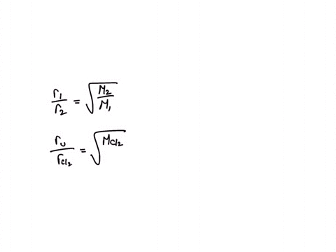 a-monatomic-unknown-gas-is-found-to-effuse-at-a-rate-that-is-05651-times-that-of-chlorine-identical-conditions-what-is-the-molar-mass-in-g-mol-of-the-unknown-gas-what-is-the-gas-45108