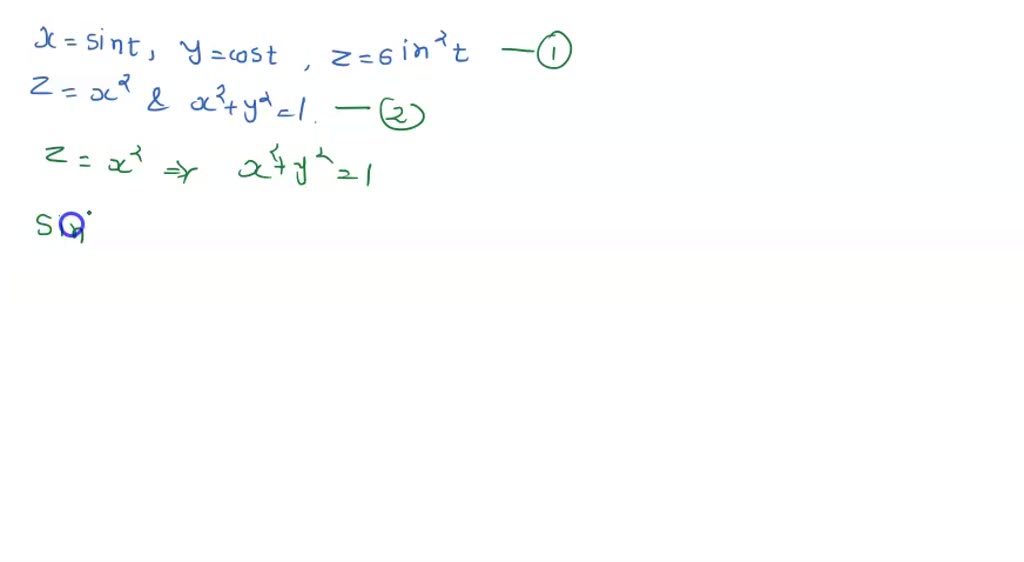 Solved Show That The Curve With Parametric Equations Xsint Ycost And Z Sin2t Is The 2127