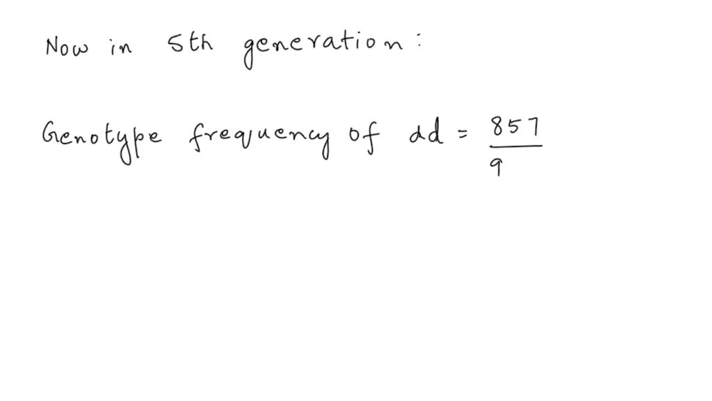 Unraveling The Mystery 5Th Generation Allele Frequency Calculation - ttmjqqp
