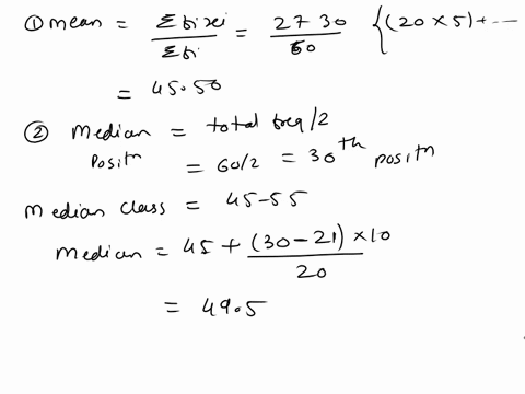 for-the-following-frequency-table-classes-15-25-25-35-35-45-45-55-55-65-65-75-total-frequency-5-8-13-20-11-3-60-q1find-mean5-points2-decimals-q2find-median5-points2decimals-q3find-mode5-poin-81482