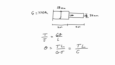 a-steel-beam-g77gpa-is-applied-with-torques-as-shown-below-calculate-the-maximum-angle-of-twist-2-kn-m-30-mm-4-kn-m-50-mm-2-m-2-r-a139-rad-b156rad-c278rad-d556rad-70555