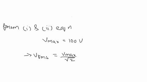 an-ac-voltage-of-the-form-v-100-sin-1-000t-where-v-is-in-volts-and-t-is-in-seconds-is-applied-to-a-series-rlc-circuit-assume-the-resistance-is-415-the-capacitance-is-535-f-and-the-inductance-10407