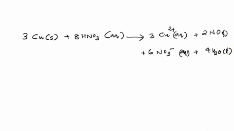 copper-metal-reacts-with-nitric-acid-according-the-equation-below-3-cus-8-hno3aq-3-cu2aq-2-nog-6-no3-aq-4-h2ol-what-mass-of-nog-will-be-produced-if-914-g-of-copper-are-reacted-wtih-excess-ni-00723