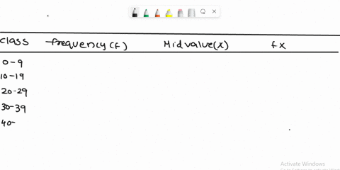 approximate-the-mean-for-the-following-data-set-round-your-answer-to-one-decimal-place-class-frequency-0-9-10-19-13-20-29-4-30-39-11-40-49-13-50-59-the-mean-is-approximately-19098