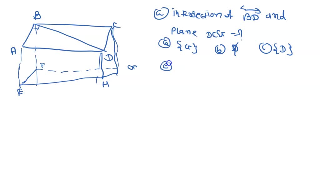 SOLVED: The Figure Below Is A Rectangular Box In Which EFGH And ABCD ...